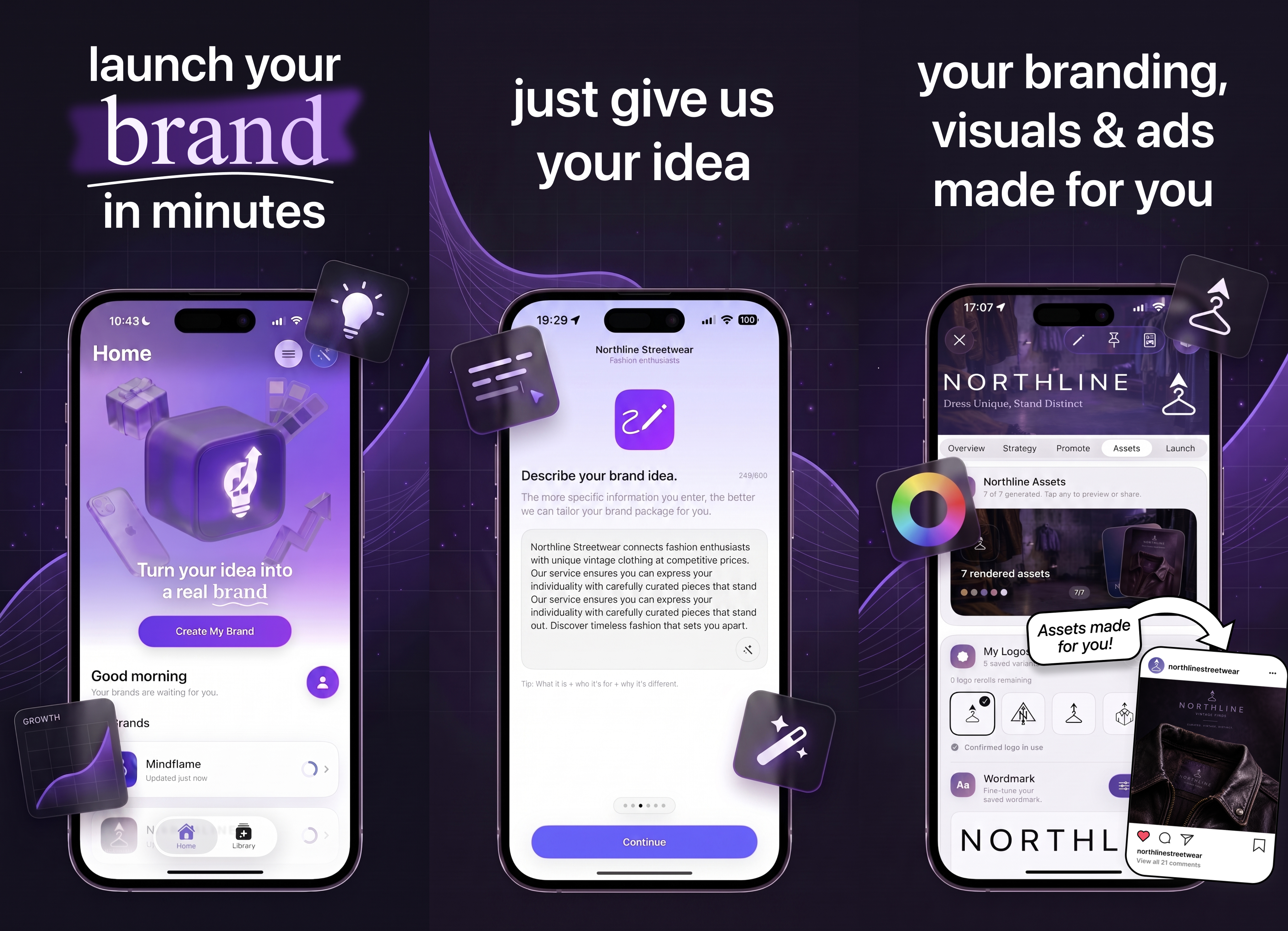 BrandFounder brand identity artwork